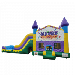 Safari Titan 7 in 1 Wet & Dry Bounce House Combo with Double
