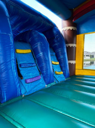 IMG 20231111 WA0005 1702529265 1 Tropical Rush 5 in 1 Wet & Dry Bounce House Combo with Doubl