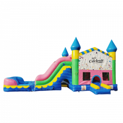 Sunshine Titan 7 in 1 Wet & Dry Bounce House Combo with Doub